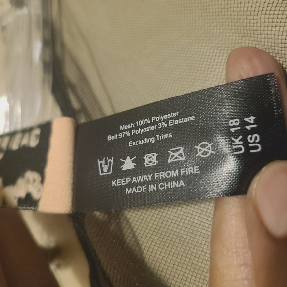 Gabi Fresh | Women's Black Betty Sheer Tulle Maxi Length Robe (US Size 14) - Picture 6 of 16